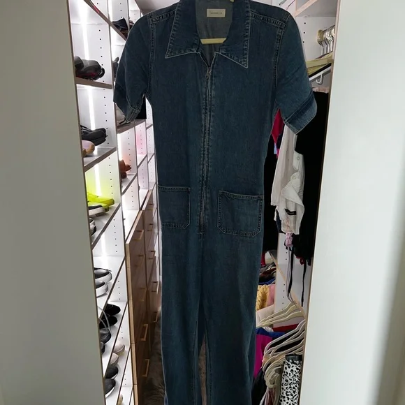 Denim Jumpsuit - Picture 1 of 2